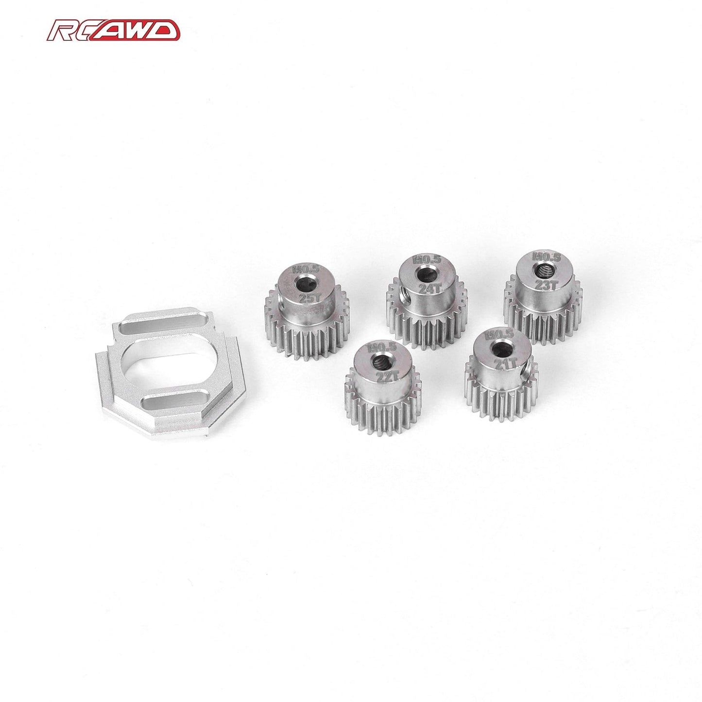 RCAWD Arrma GROM RCAWD ARRMA GROM Motor Mount Set with M0.5 3.2 Bore 21T 22T 23T 24T 25T Pinion Gears