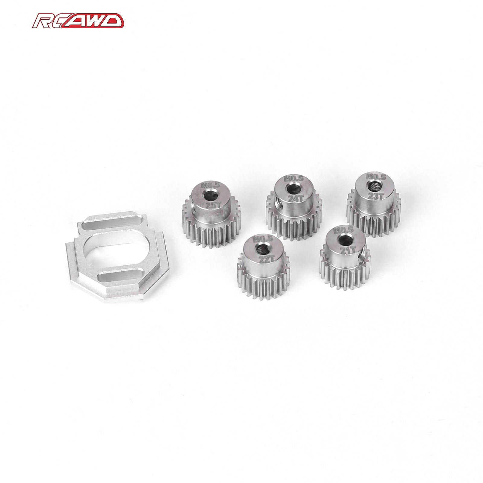 RCAWD Arrma GROM RCAWD ARRMA GROM Motor Mount Set with M0.5 3.2 Bore 21T 22T 23T 24T 25T Pinion Gears
