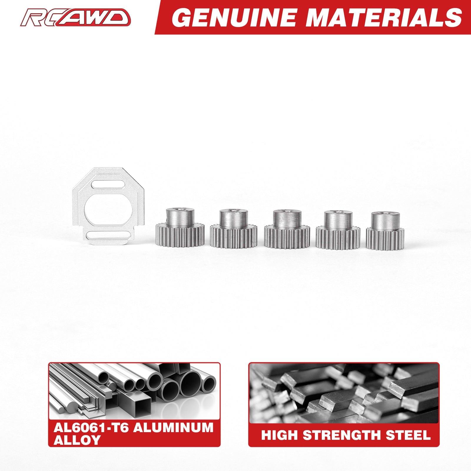 RCAWD Arrma GROM RCAWD ARRMA GROM Motor Mount Set with M0.5 3.2 Bore 22T 26T 27T 28T 29T Pinion Gears