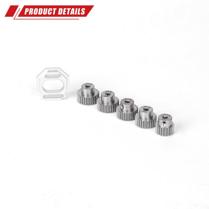 RCAWD Arrma GROM RCAWD ARRMA GROM Motor Mount Set with M0.5 3.2 Bore 22T 26T 27T 28T 29T Pinion Gears