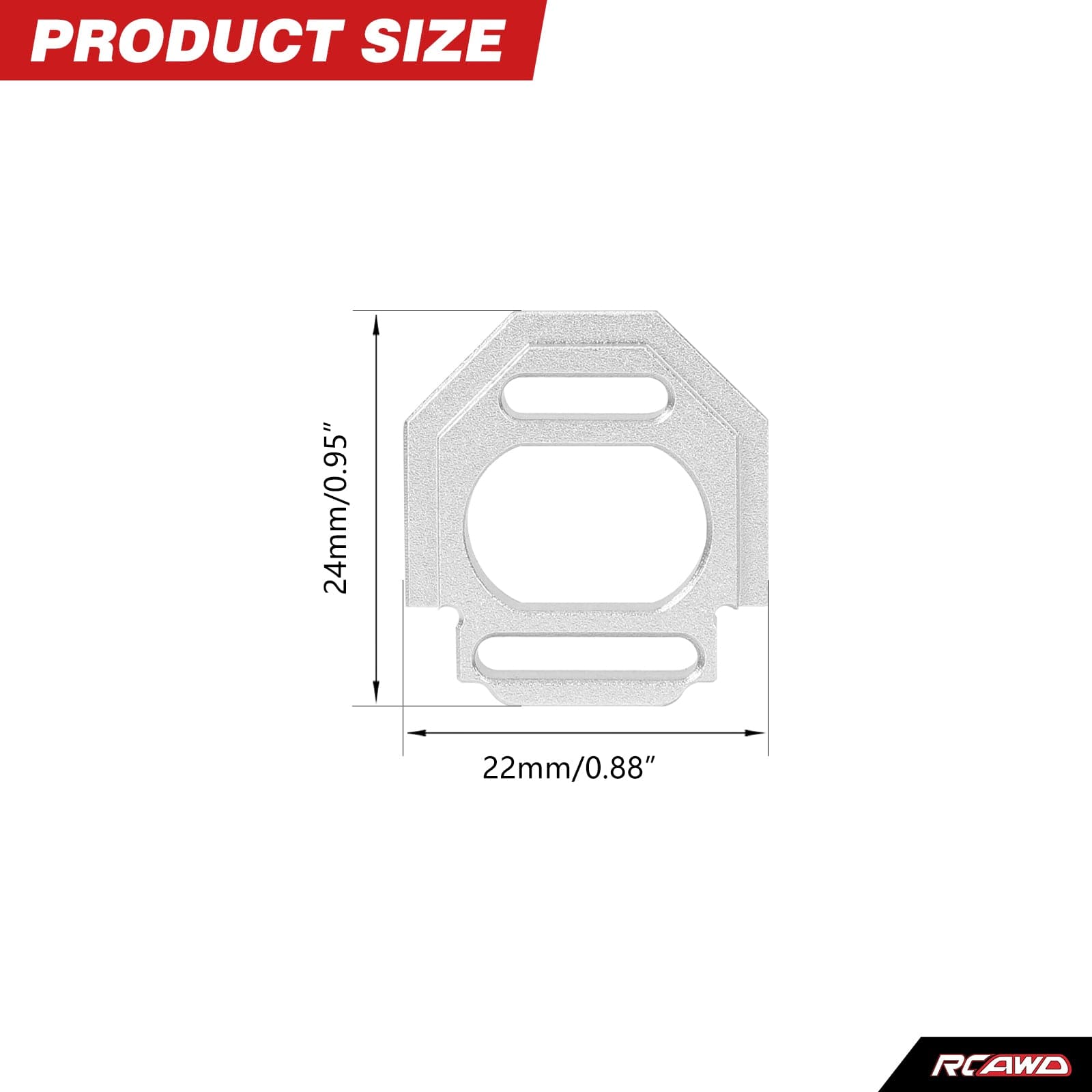 RCAWD Arrma GROM RCAWD ARRMA GROM Motor Mount Set with M0.5 3.2 Bore 22T 26T 27T 28T 29T Pinion Gears