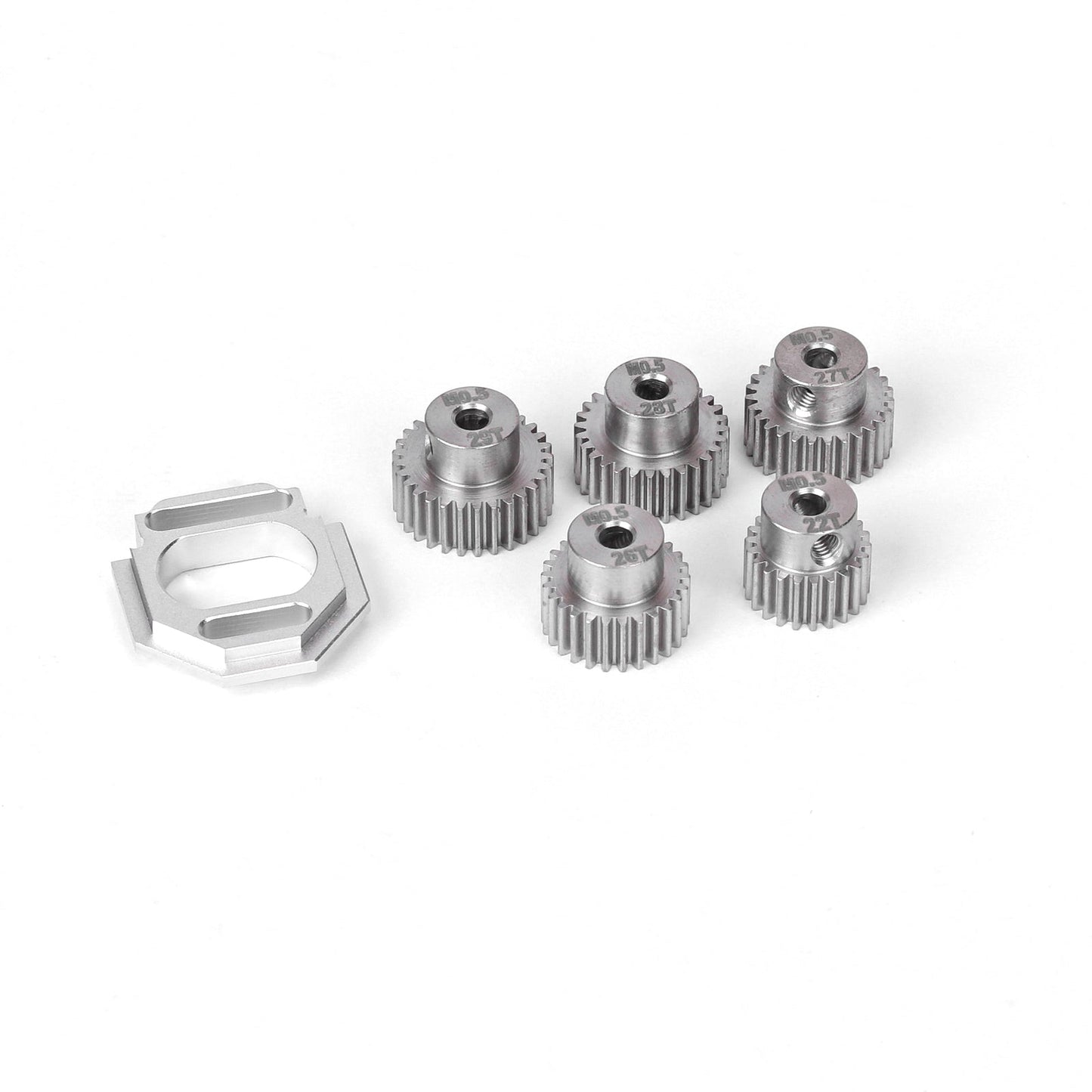 RCAWD Arrma GROM RCAWD ARRMA GROM Motor Mount Set with M0.5 3.2 Bore 22T 26T 27T 28T 29T Pinion Gears