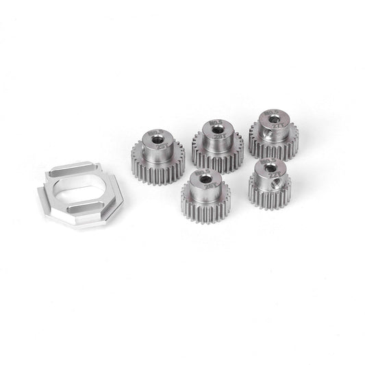 RCAWD Arrma GROM RCAWD ARRMA GROM Motor Mount Set with M0.5 3.2 Bore 22T 26T 27T 28T 29T Pinion Gears