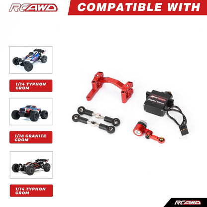 RCAWD Arrma GROM RCAWD ARRMA Grom Servo Saver Set with 20T buffer servo arm