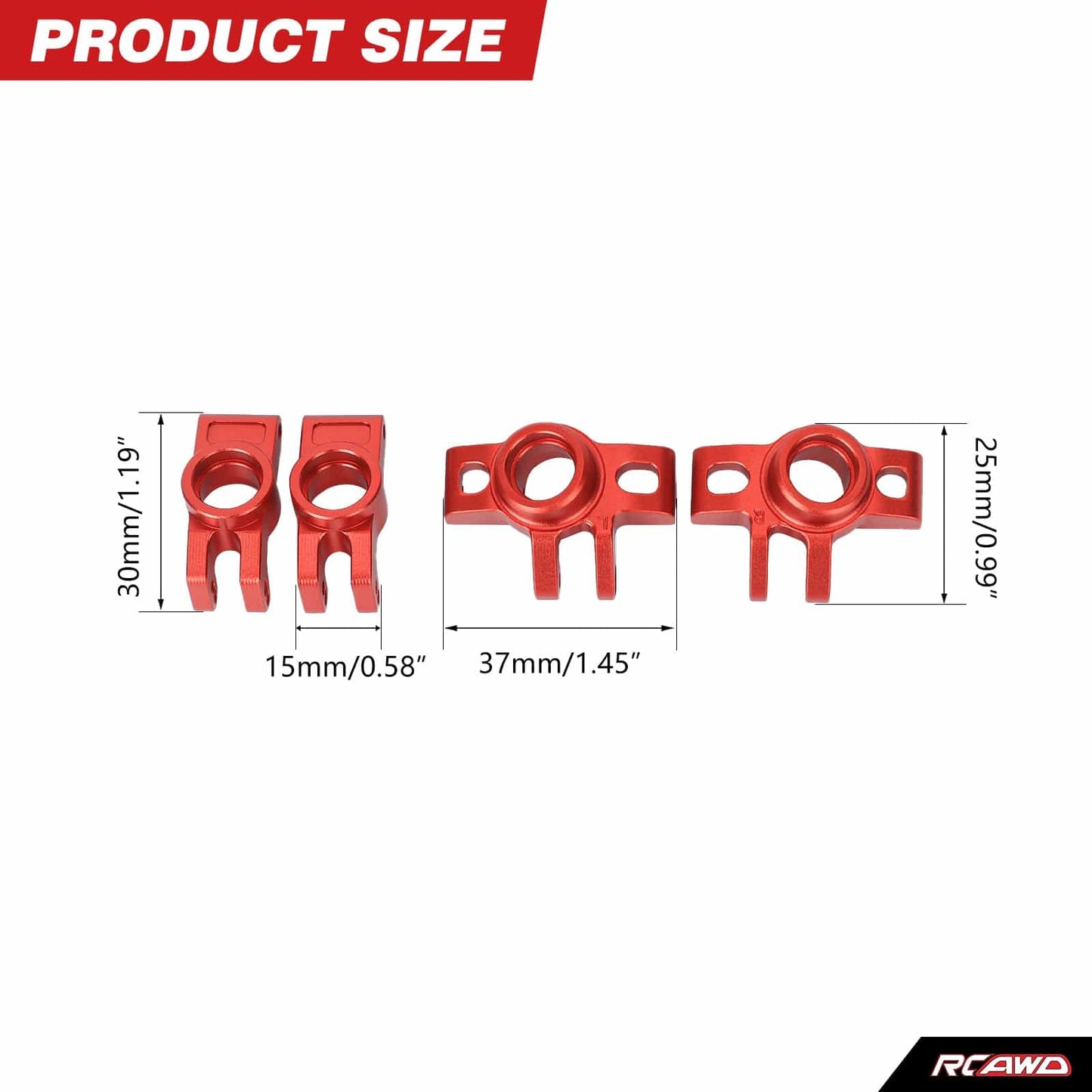 RCAWD Arrma GROM RCAWD ARRMA GROM Steering Cup Set