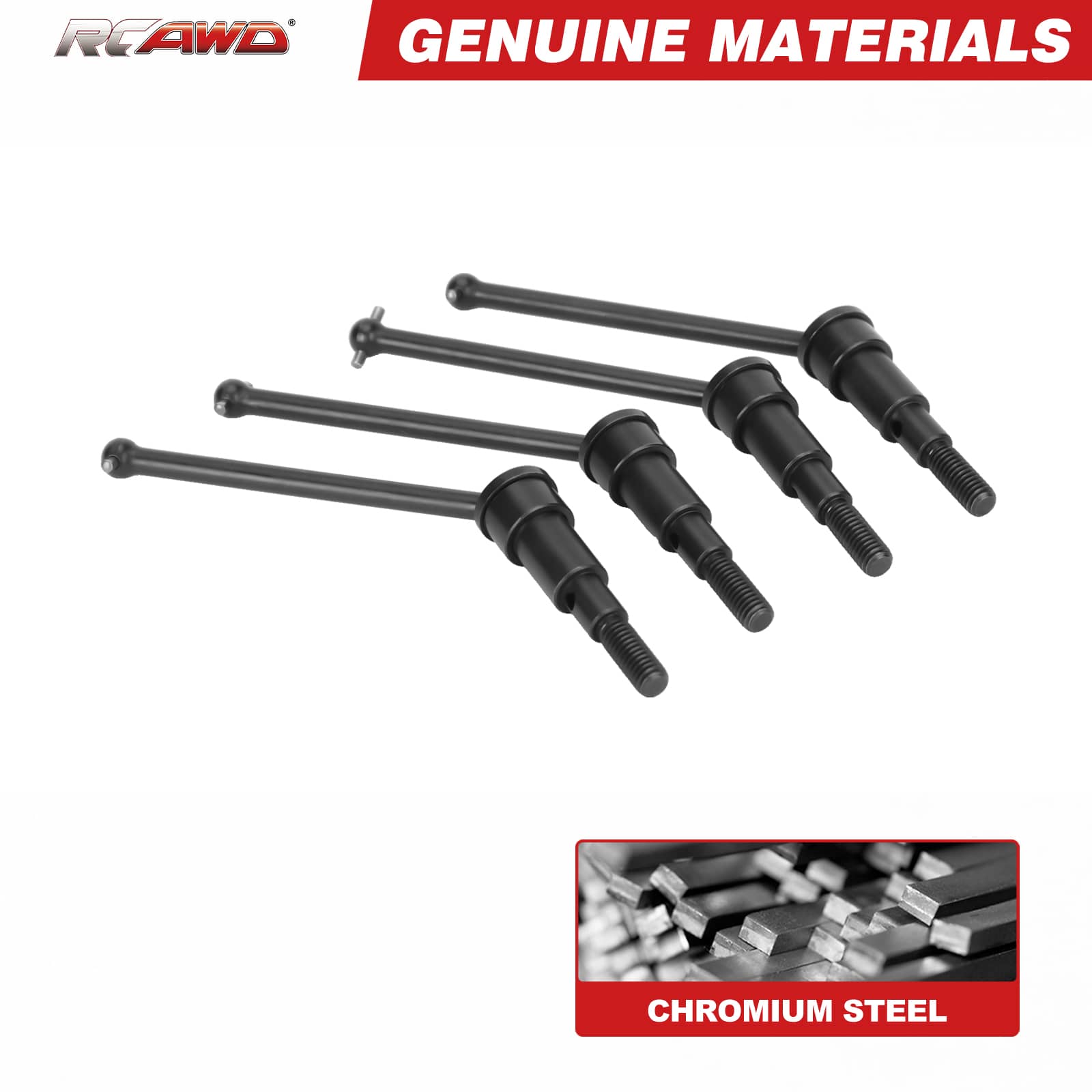 RCAWD Arrma GROM RCAWD ARRMA TYPHON GRANITE QUAKE GROM 83MM CVD Driveshaft Set