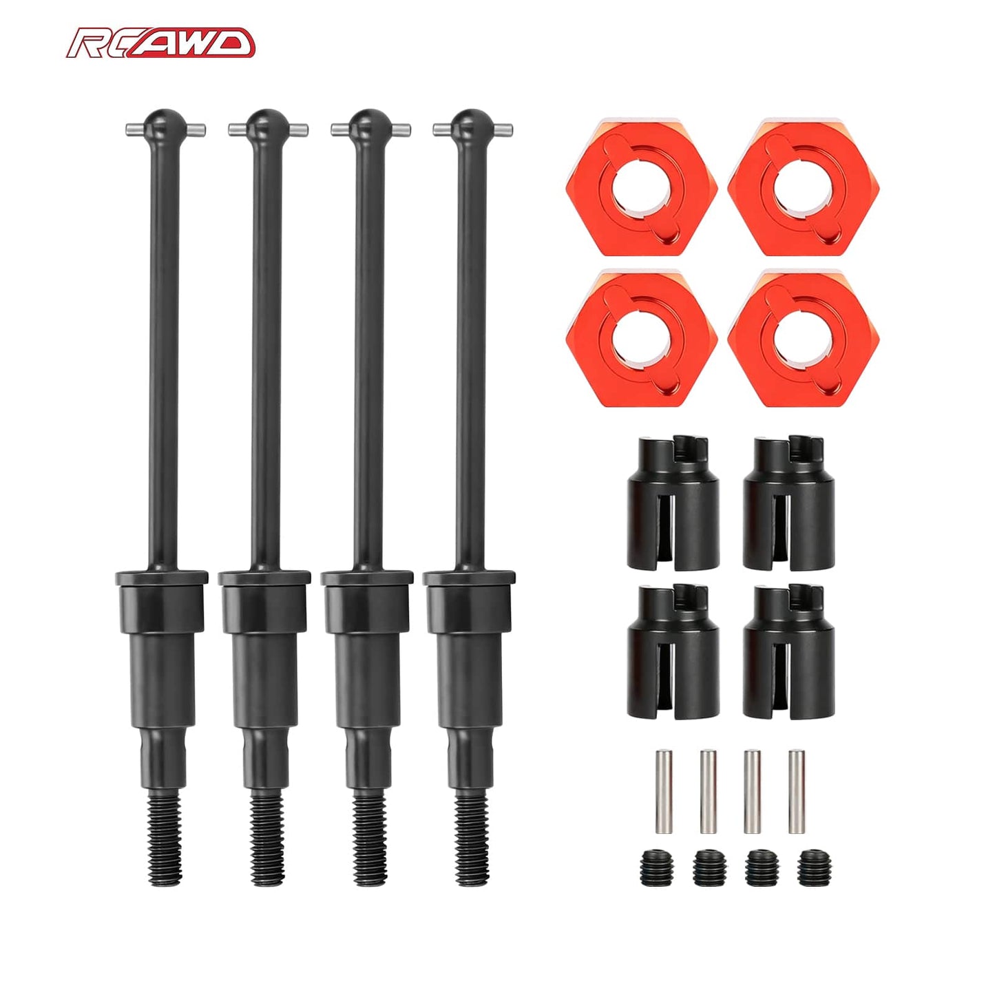 RCAWD Arrma GROM RCAWD ARRMA TYPHON GRANITE QUAKE GROM 83MM CVD Driveshaft Set