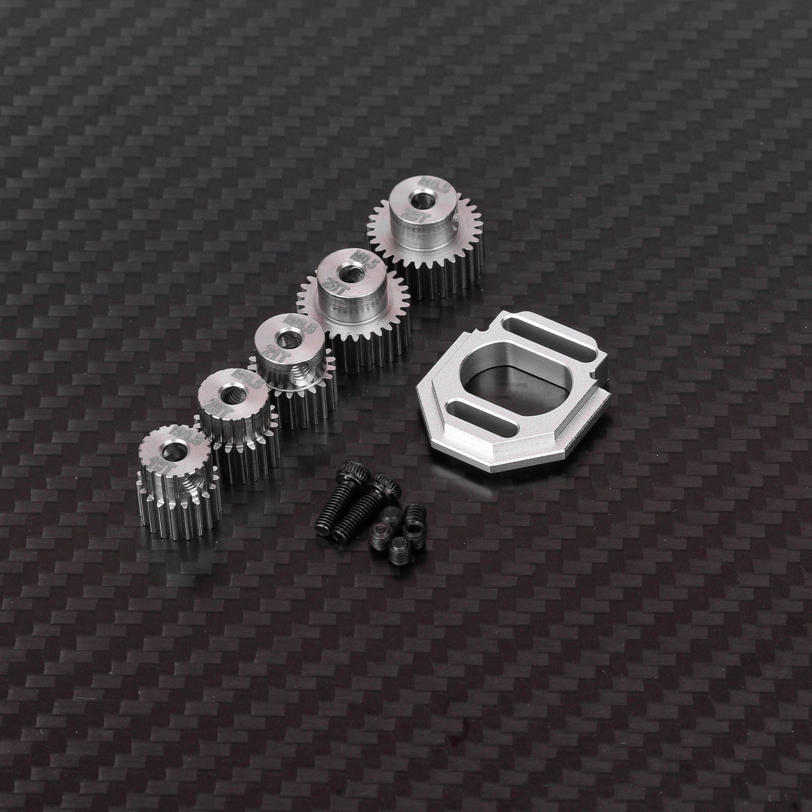 RCAWD Arrma GROM with Motor Gears RCAWD ARRMA GROM Motor Mount Set with M0.5 3.2 Bore 16T 17T 18T 19T 20T Pinion Gears