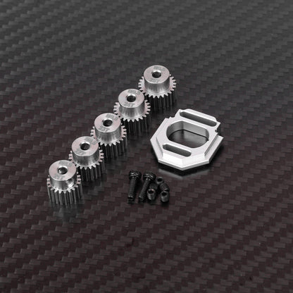 RCAWD Arrma GROM with Motor Gears RCAWD ARRMA GROM Motor Mount Set with M0.5 3.2 Bore 21T 22T 23T 24T 25T Pinion Gears