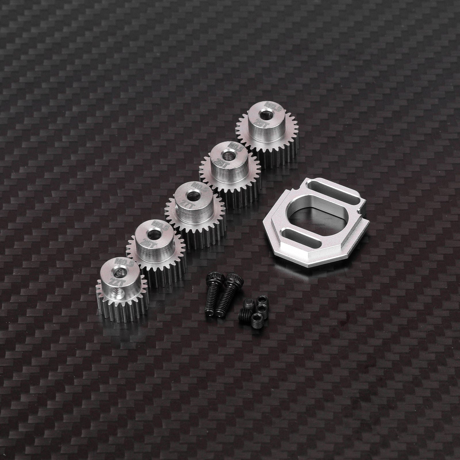 RCAWD Arrma GROM with Motor Gears RCAWD ARRMA GROM Motor Mount Set with M0.5 3.2 Bore 22T 26T 27T 28T 29T Pinion Gears