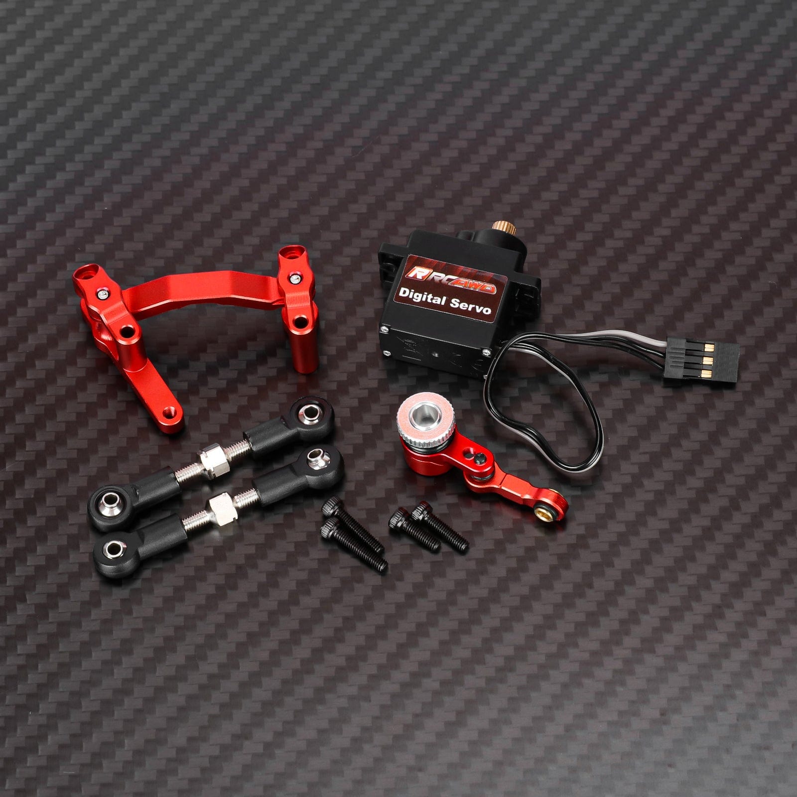 RCAWD ARRMA Grom Servo Saver Set with Adjustable 20T buffer servo arm