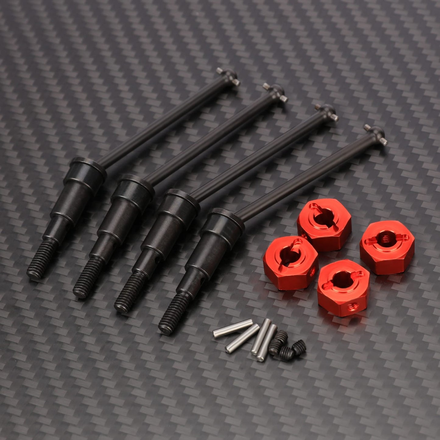 RCAWD Arrma GROM Without Outdrive Cups RCAWD ARRMA TYPHON GRANITE QUAKE GROM 83MM CVD Driveshaft Set