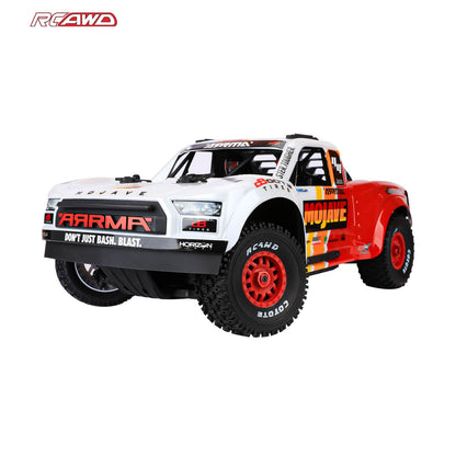 RCAWD ARRMA MOJAVE 4S Lava Red RCAWD ARRMA MOJAVE 4S All Terrain Adaptation Pre Glued Wheel Tires