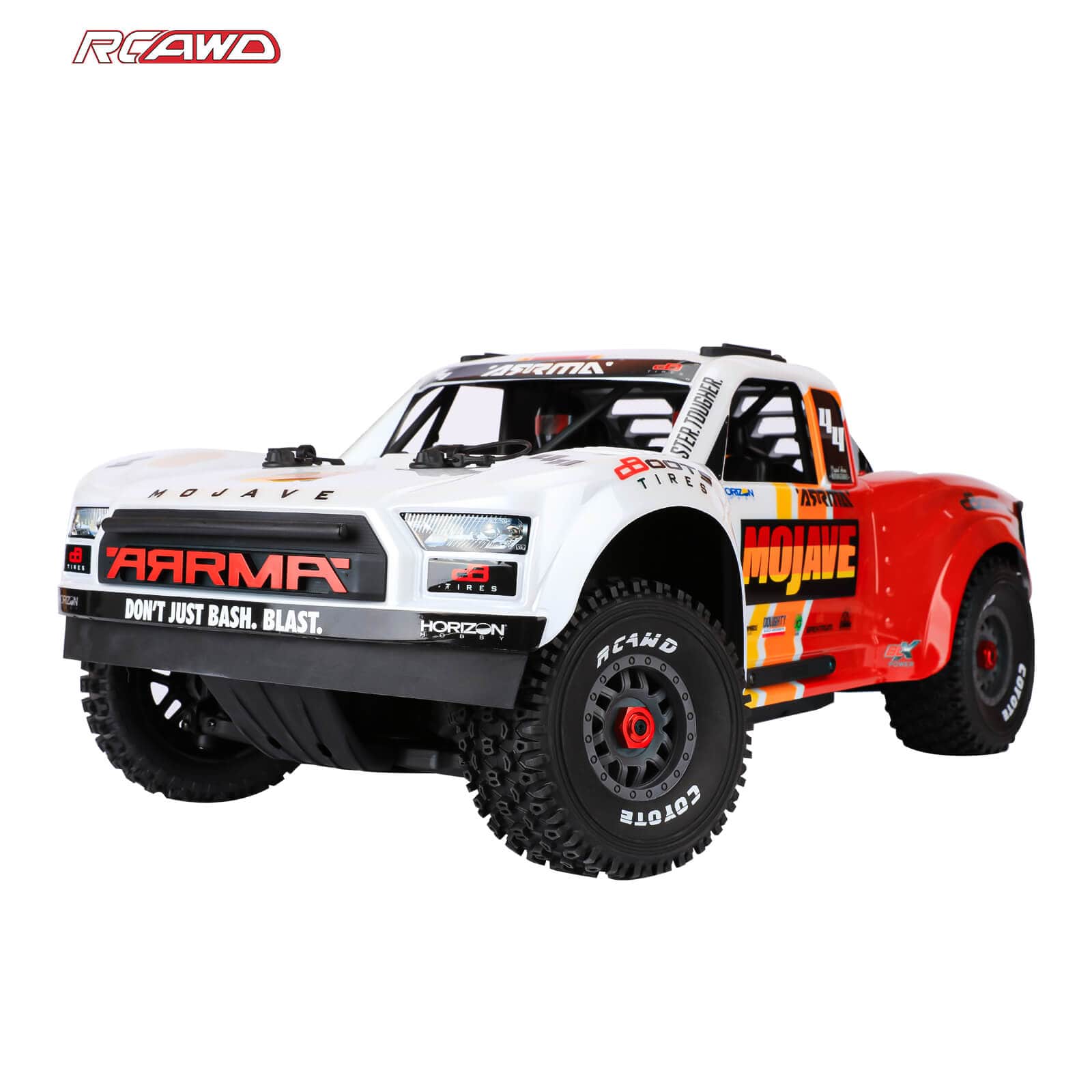 RCAWD ARRMA MOJAVE 4S RCAWD ARRMA MOJAVE 4S All Terrain Adaptation Pre Glued Wheel Tires