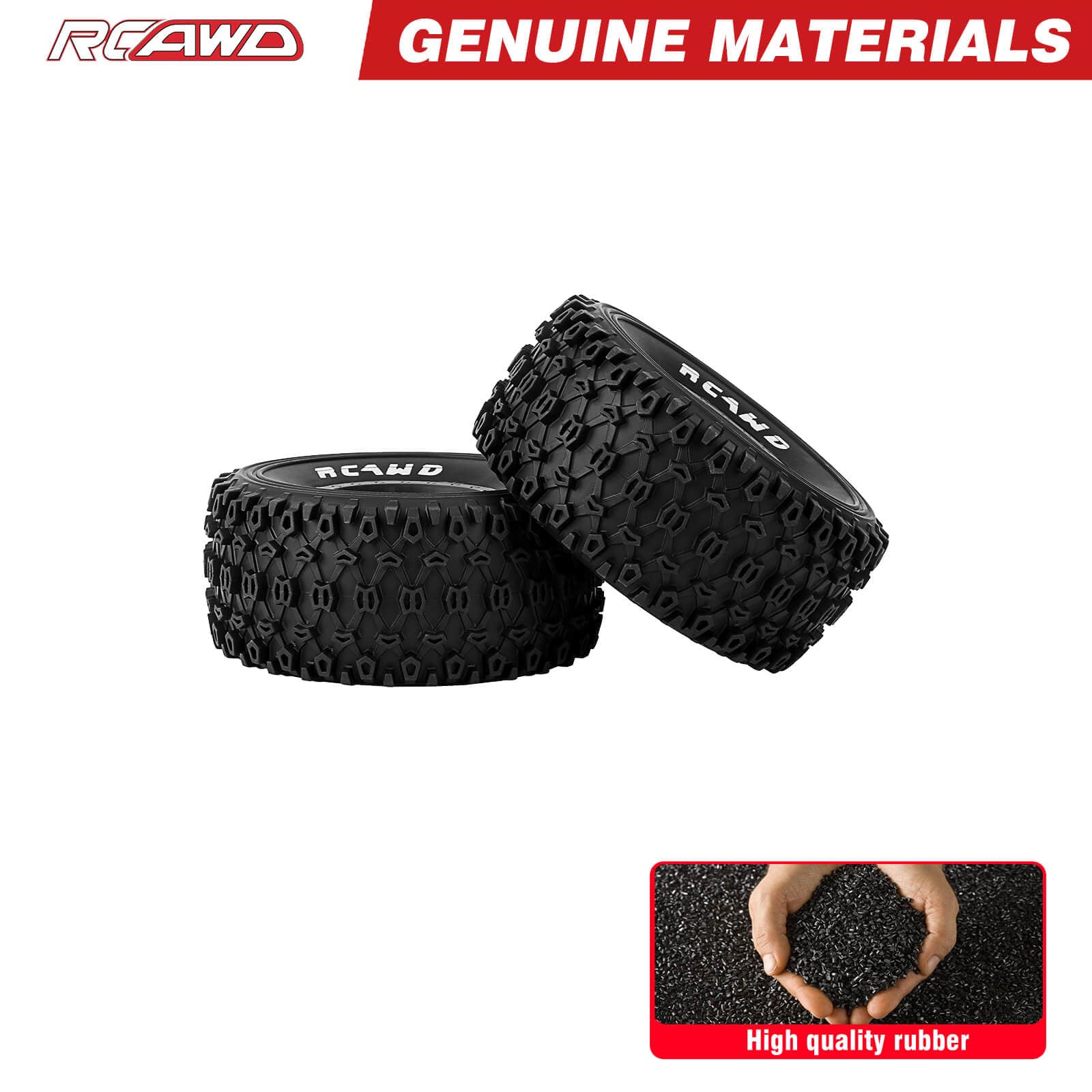 RCAWD ARRMA MOJAVE 4S RCAWD ARRMA MOJAVE 4S All Terrain Adaptation Pre Glued Wheel Tires