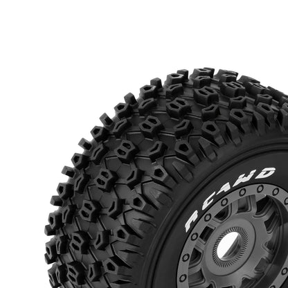 RCAWD ARRMA MOJAVE 4S RCAWD ARRMA MOJAVE 4S All Terrain Adaptation Pre Glued Wheel Tires