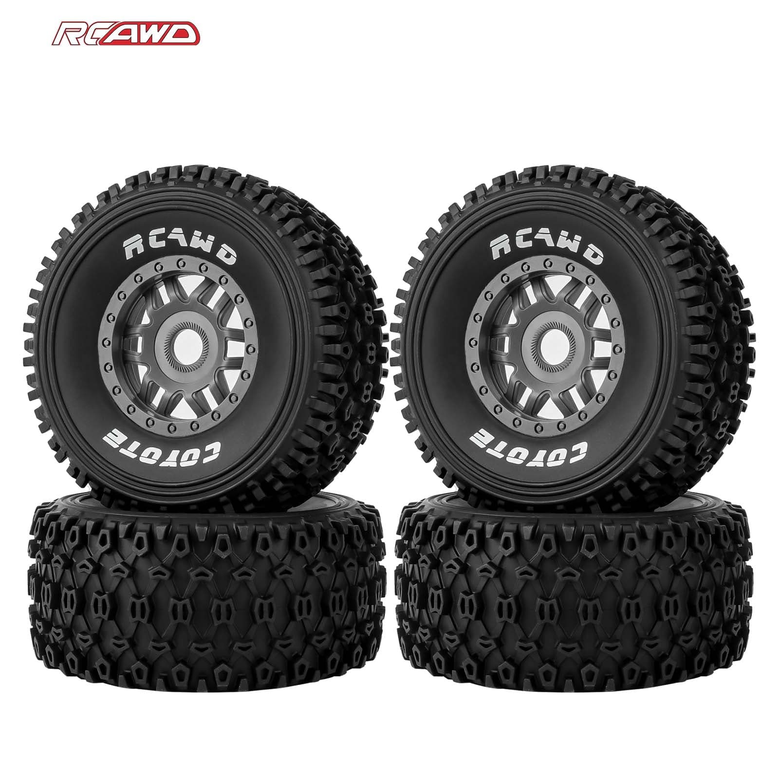 RCAWD ARRMA MOJAVE 4S RCAWD ARRMA MOJAVE 4S All Terrain Adaptation Pre Glued Wheel Tires