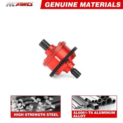 RCAWD ARRMA MOJAVE 4S Red RCAWD ARRMA MOJAVE 4S Steel Center Differential Assembly Set With 125MM CVD DriveShaft