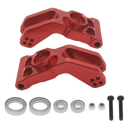 RCAWD Arrma Rear Hubs for 1/10 Granite Senton Typhon BigRock red - RCAWD