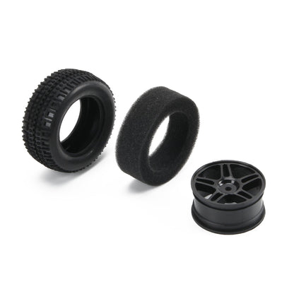 RCAWD Axial 1/18 Yeti Jr 75*31mm Wheel Rim & Rubber Tire - RCAWD