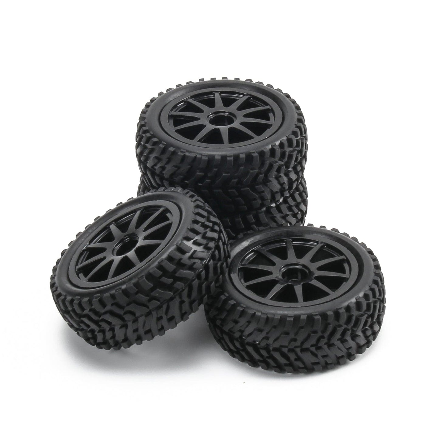 RCAWD Axial 1/18 Yeti Jr 75*31mm Wheel Rim & Rubber Tire - RCAWD