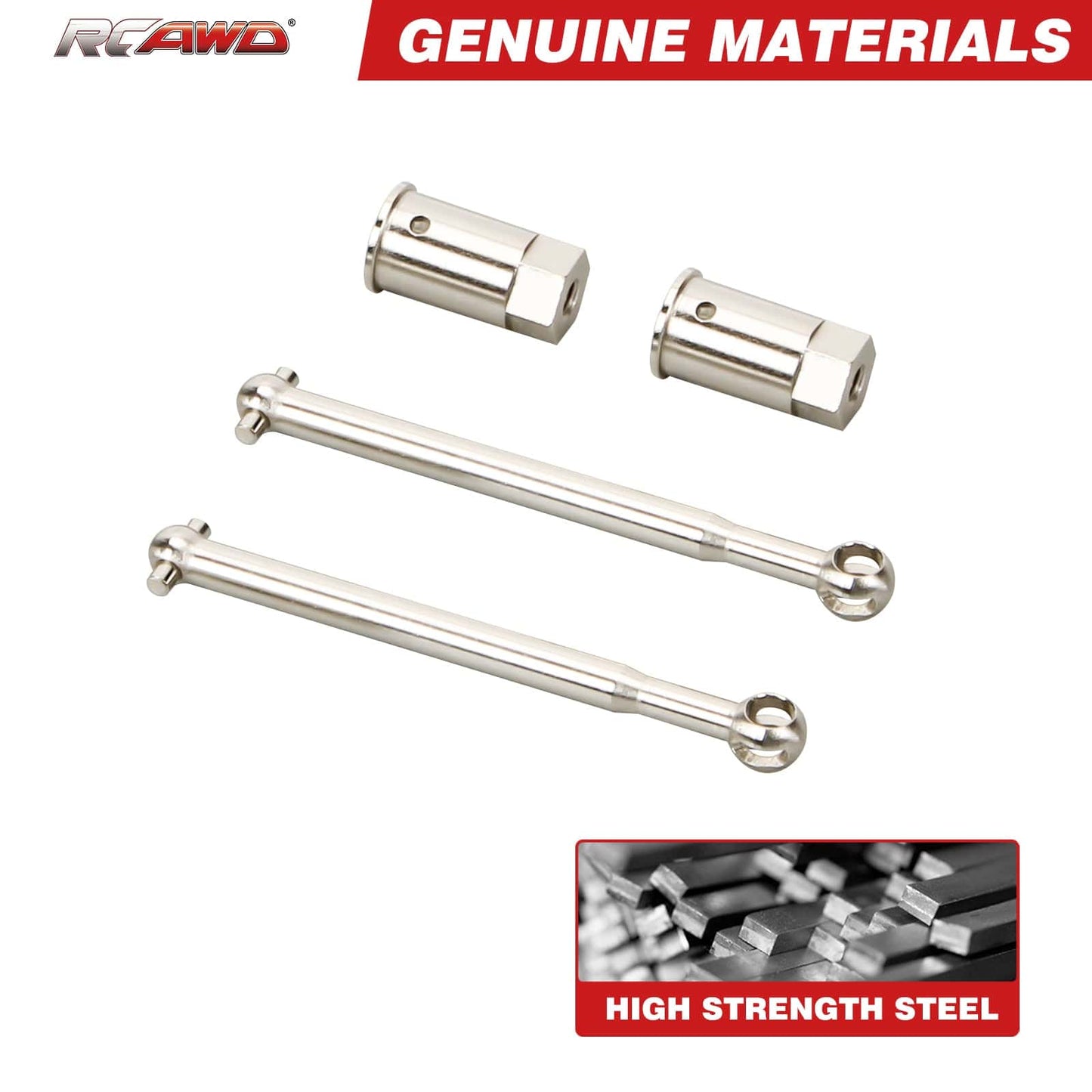 RCAWD Axial 1/18 Yeti Jr Front CVD Driveshaft AXIC1502 - RCAWD