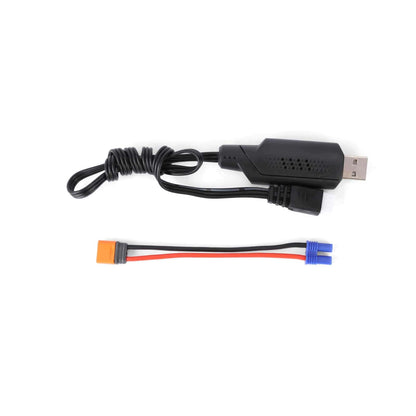 RCAWD Axial 7.4V 1100MAH 8.14Wh 35C 2S RCAWD Losi Axial 7.4V 1100mAh Battery Set with EC2 to IC2 adapter