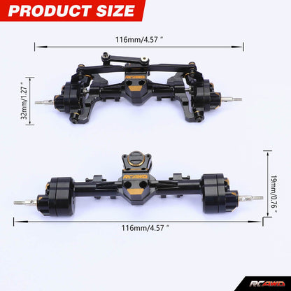 RCAWD Axial RCAWD Axial SCX2574BL Upgrades Front Rear Portal