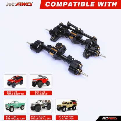 RCAWD Axial RCAWD Axial SCX2574BL Upgrades Front Rear Portal