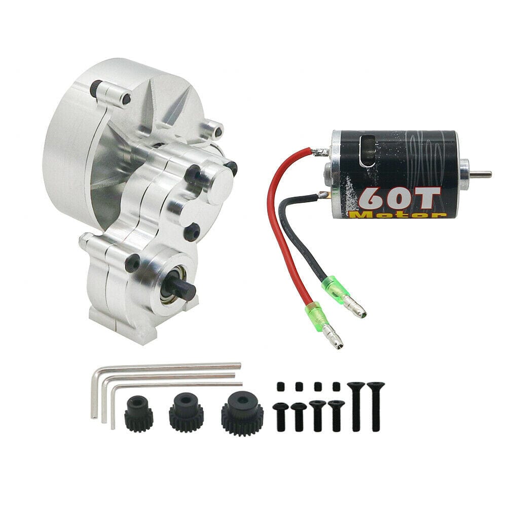 RCAWD AXIAL SCX10 540 motor transmission gear box set SCX0043 RCAWD Axial SCX10 Upgrade Parts Full Kits