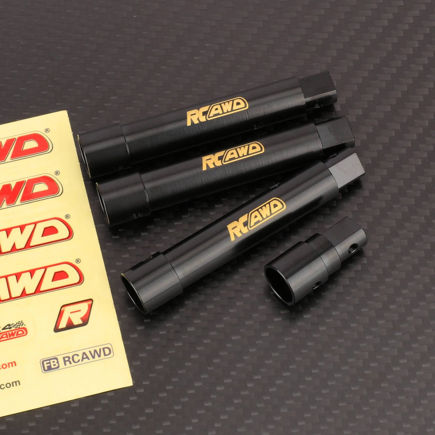 RCAWD AXIAL SCX10 Brass RCAWD SCX10 Brass Front Rear Axle Tube Set For Axial 1/10 SCX10 PRO Upgrade Parts