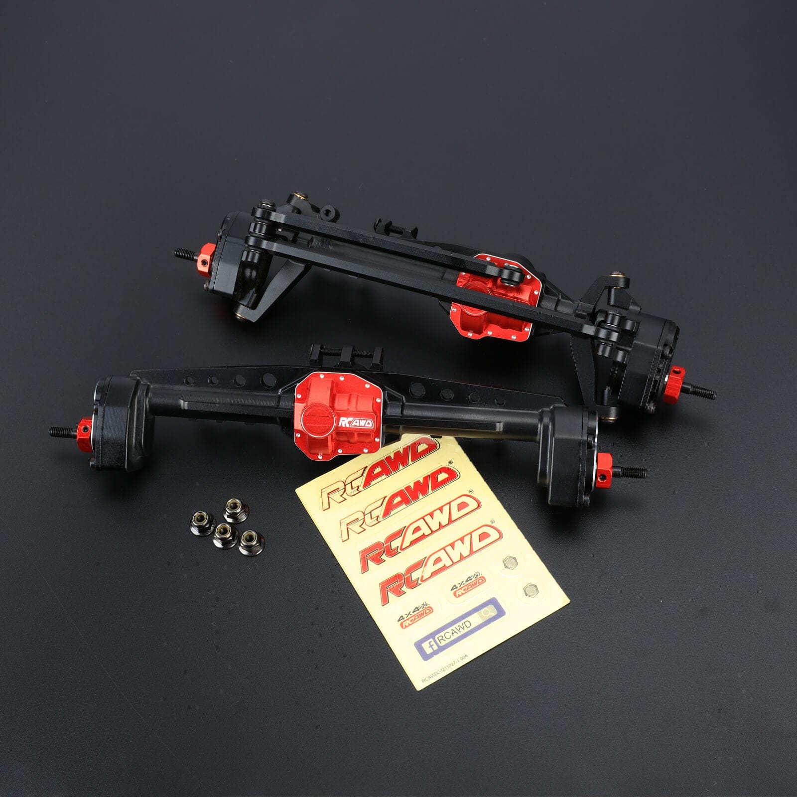 RCAWD AXIAL SCX10 Full Set / Black RCAWD AXIAL SCX10 Ⅲ Front Rear Portal Axle Assembly