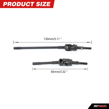 RCAWD AXIAL SCX10 PRO RCAWD SCX10 PRO 130MM 85MM Steel Front Drive Shaft Universal Axle Set