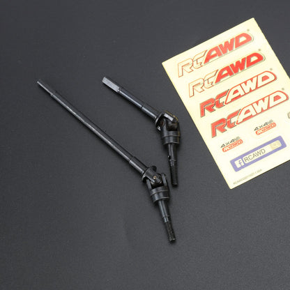 RCAWD AXIAL SCX10 PRO RCAWD SCX10 PRO 130MM 85MM Steel Front Drive Shaft Universal Axle Set