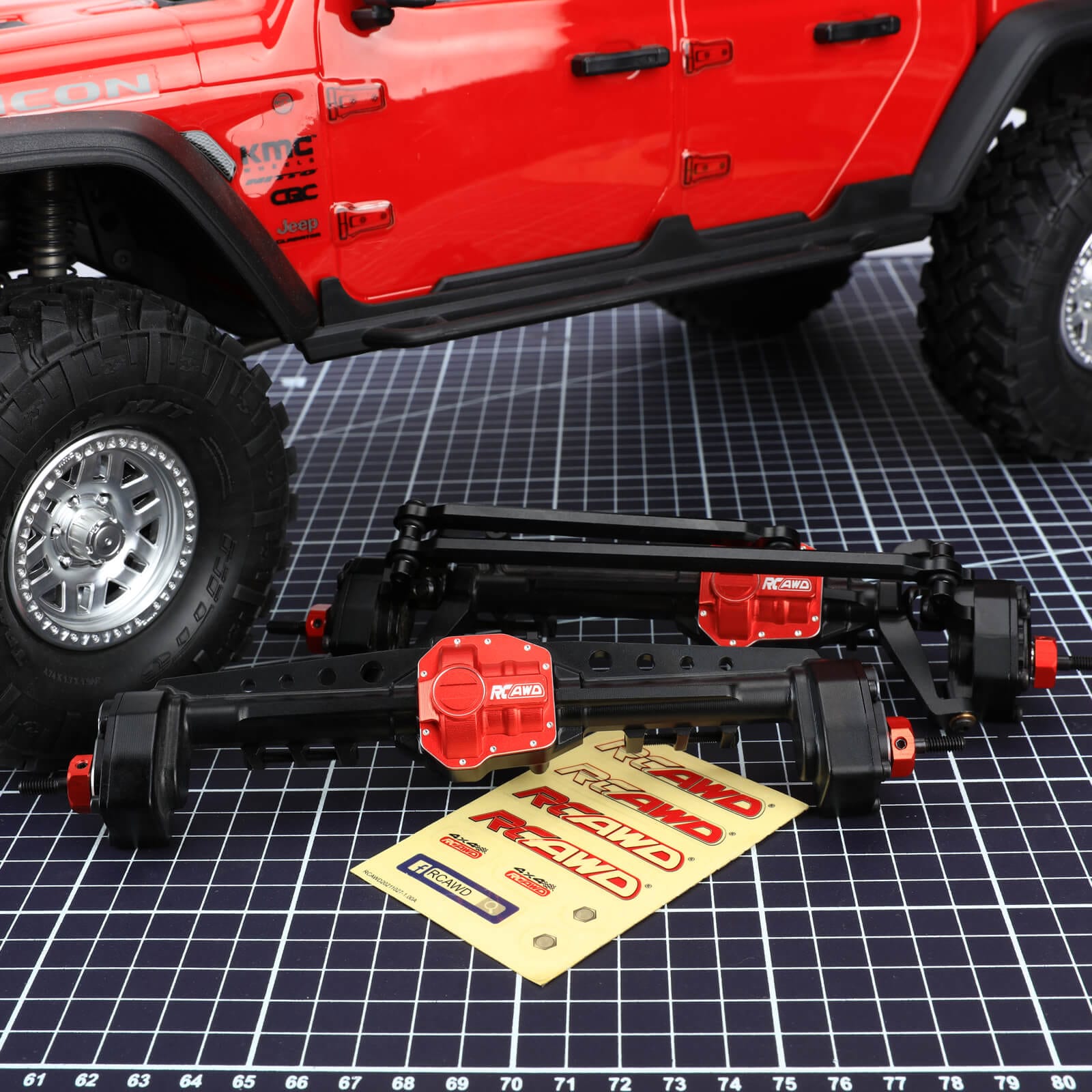 RCAWD AXIAL SCX10 Ⅲ Front Rear Portal Axle Assembly