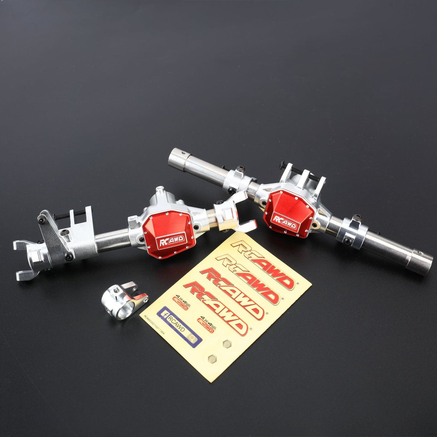 RCAWD AXIAL SCX10 Red RCAWD Axial SCX10 Pro Aluminum Portal Axle Housing Set