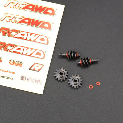 RCAWD AXIAL SCX24 13T/14T RCWAD SCX24 Worm Gears Set For Axial 1/24 SCX24 Upgrade Parts