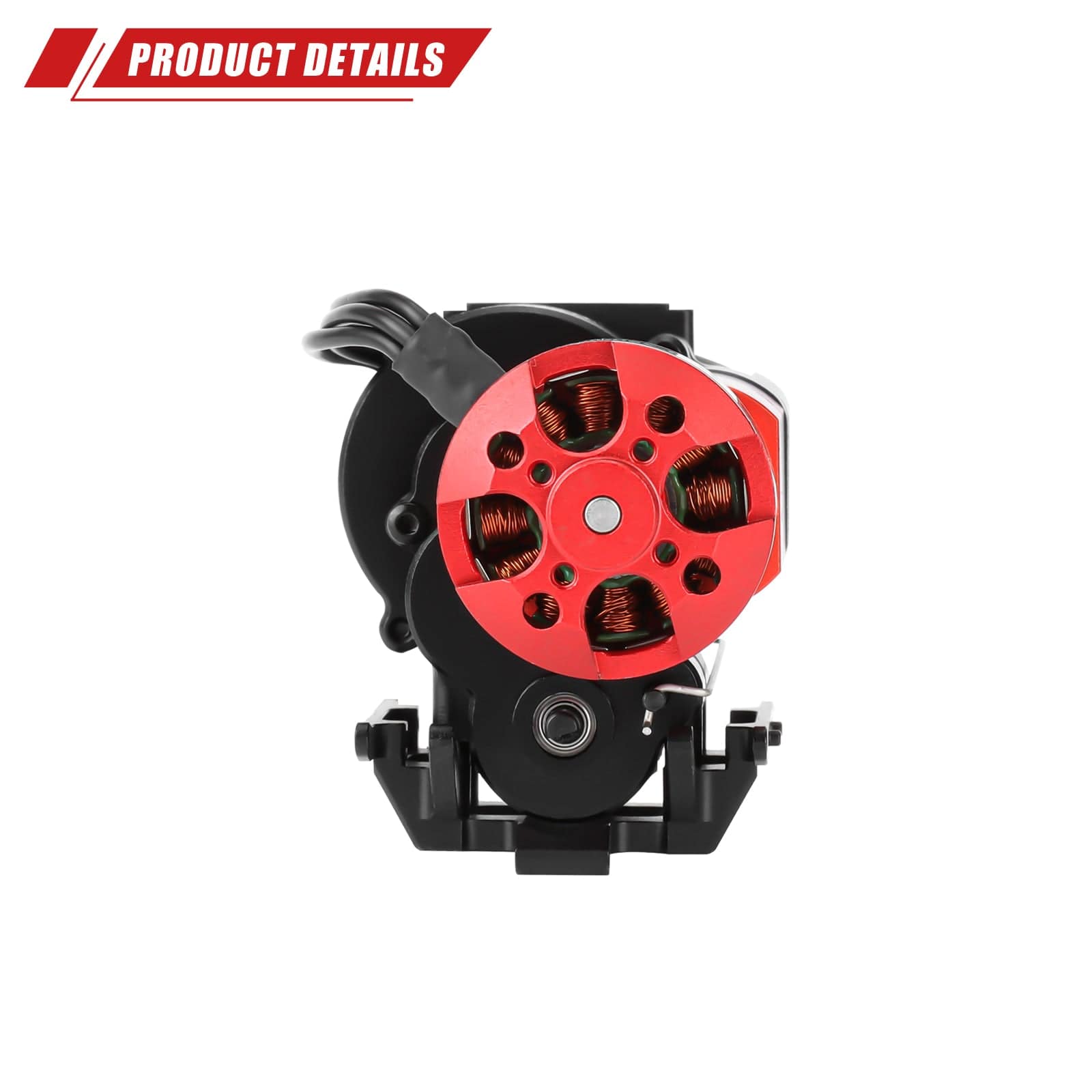RCAWD AXIAL SCX24 3500KV Motor Set RCAWD SCX24 2 Speed Transmission 30A Brushless ESC 3500KV Motor Set With 4 Channel Transmitter Receiver