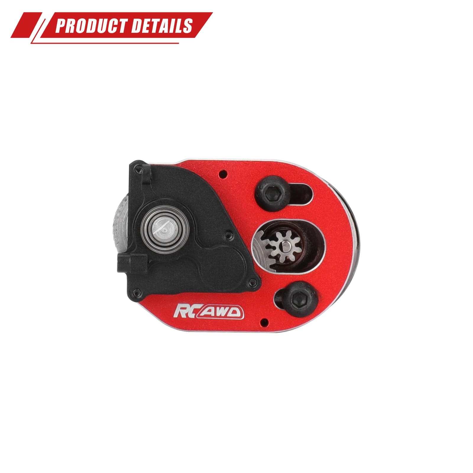 RCAWD AXIAL SCX24 370 46T Brushed Motor Set RCAWD SCX24 Brushed 370 46T Motor with Helical Gear Transmission Set