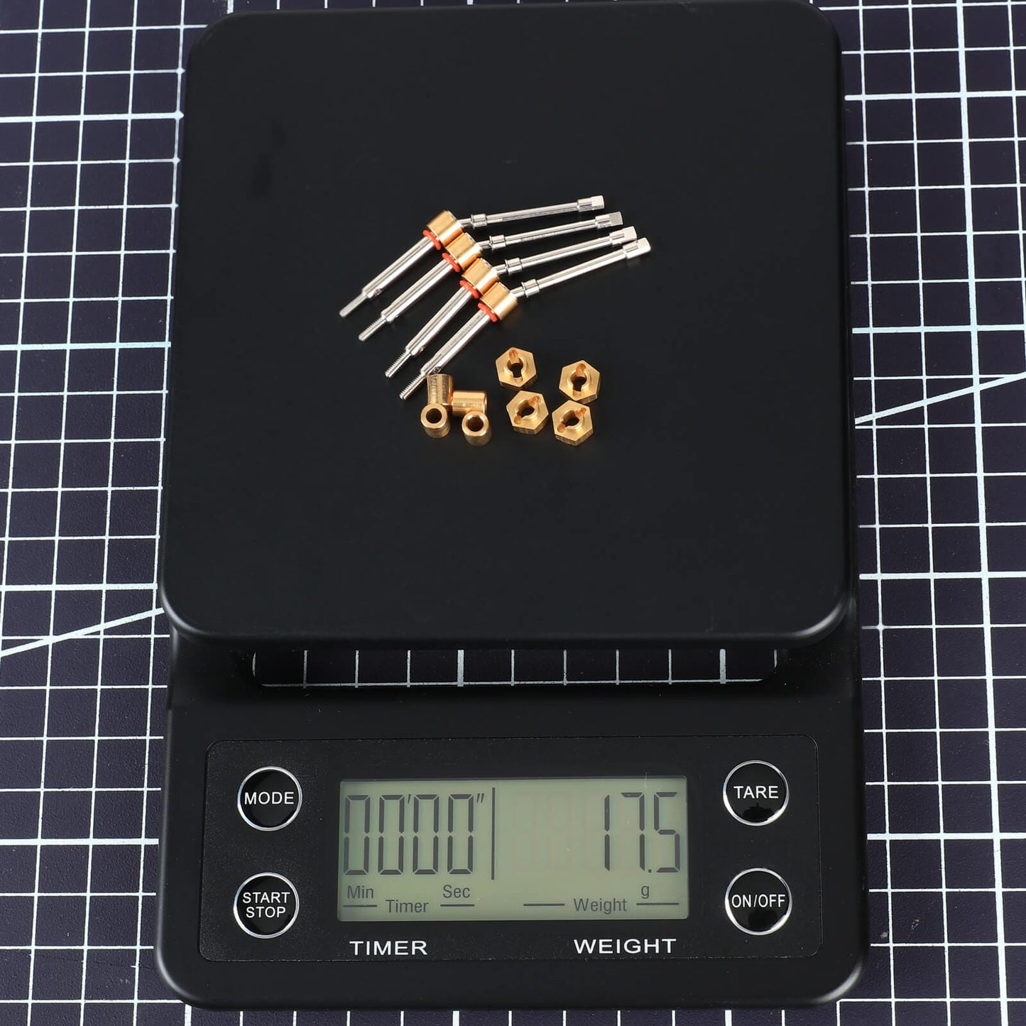 RCAWD AXIAL SCX24 +4mm RCAWD SCX24 Upgrades 4WS Extended 4mm CVD Driveshaft 4pcs Compatiable with AX24 4WS