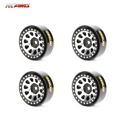 RCAWD AXIAL SCX24 Aluminum Wheels RCAWD Aluminum 1.0" Beadlock Wheel RIM for Axial 1/24 SCX24