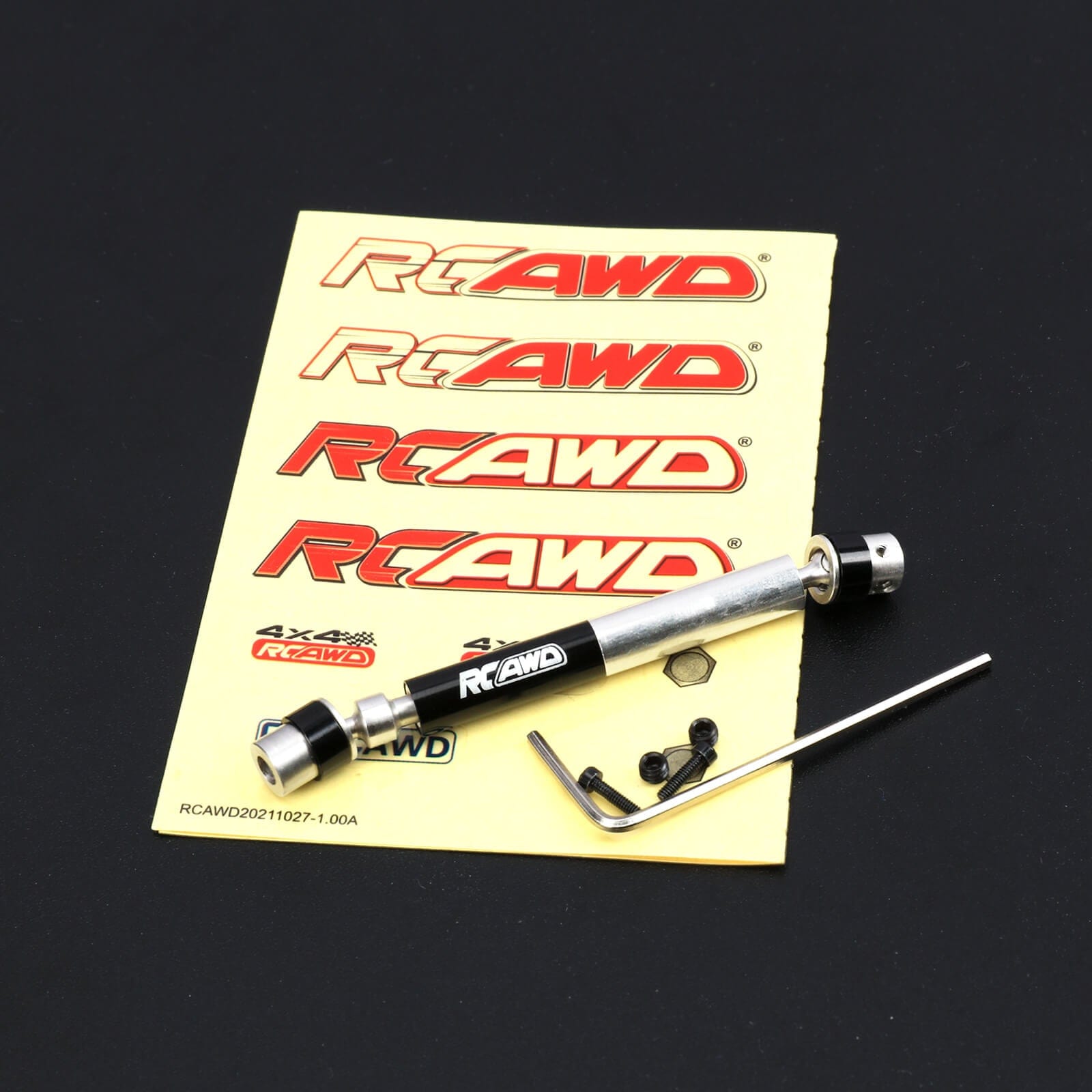 RCAWD AXIAL SCX24 Black / 65-78mm Driveshafts RCAWD Axial SCX24 Upgrades Driveshafts SCX2586  SCX2586 SCX2569