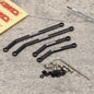 RCAWD AXIAL SCX24 Black RCAWD Axial SCX24 Deadbolt High Clearance lower linkage toe link tie rod set SCX2542