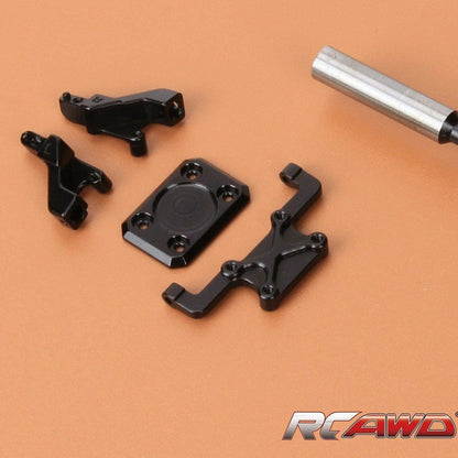 RCAWD AXIAL SCX24 Black RCAWD Axial SCX24 Jeep Wrangler Upgrades Aluminum body shell body post  rear hinge mount set SCX2443