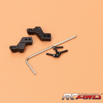 RCAWD AXIAL SCX24 Black RCAWD Axial SCX24 Jeep Wrangler Upgrades front bumper mount SCX2448