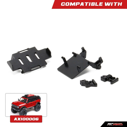 RCAWD AXIAL SCX24 Black RCAWD SCX24 Ford Bronco Battery Tray ESC Tray Rear Shock Tower
