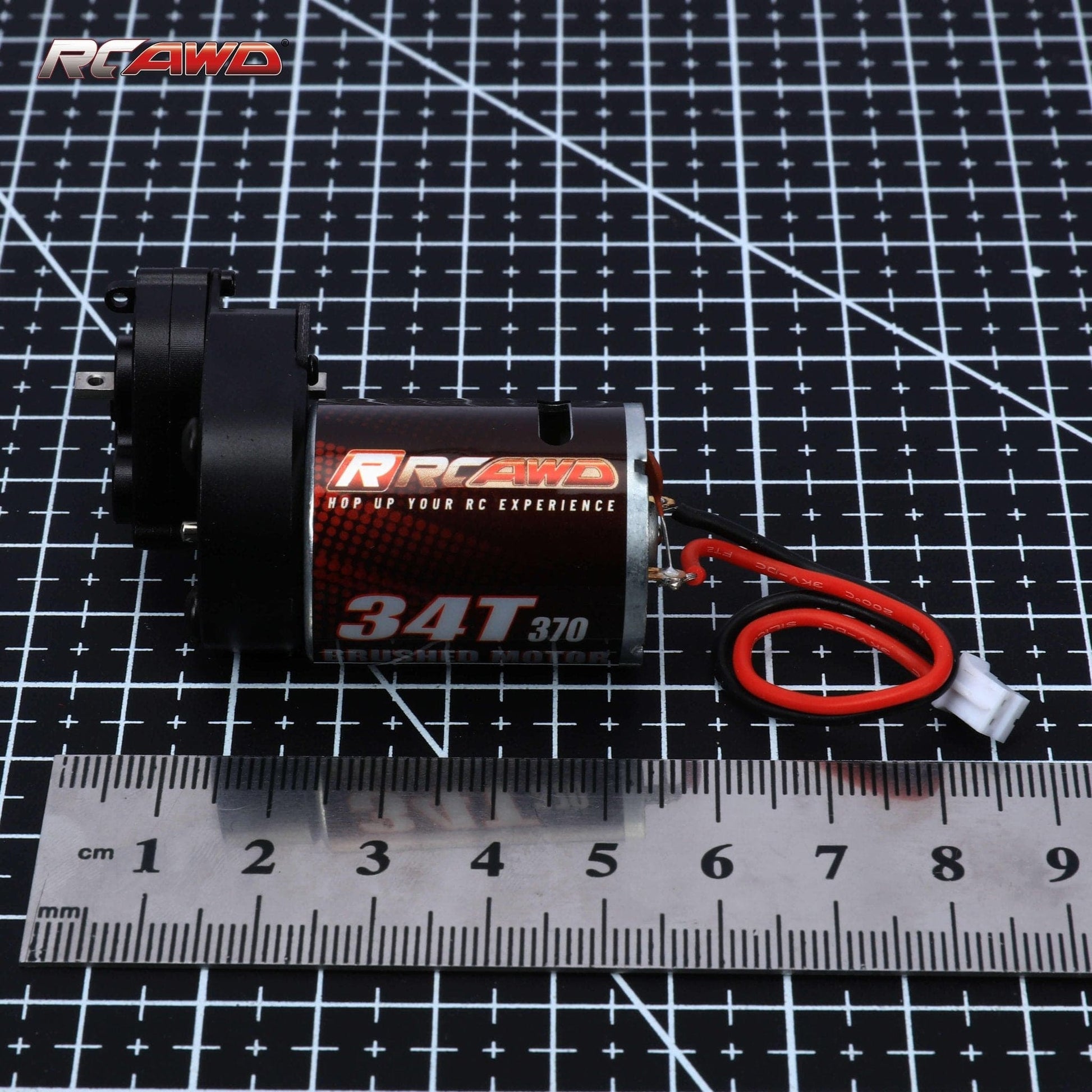 RCAWD AXIAL SCX24 Black RCAWD SCX24 motor upgrades 370 Motor with metal gearbox combo SCX2551