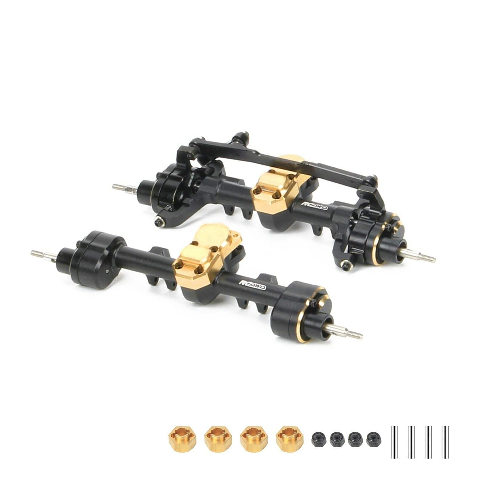 RCAWD AXIAL SCX24 Black RCAWD SCX24 Portal Axles CVD edition Full Set Upgrade Parts