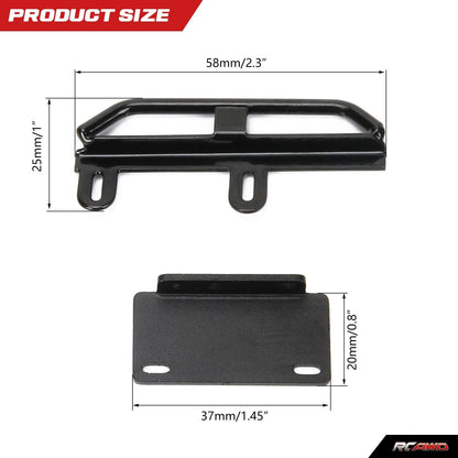 RCAWD AXIAL SCX24 Black RCAWD SCX24 Side skid plate set SCX2425BL