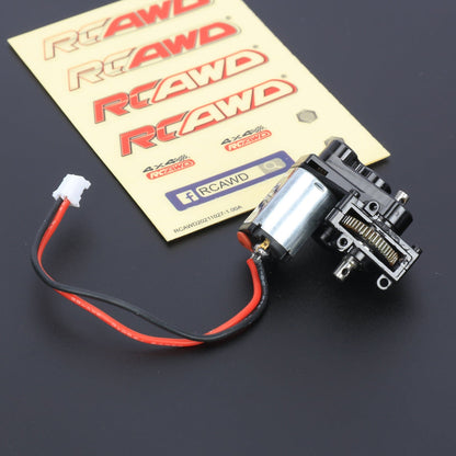RCAWD AXIAL SCX24 Black RCAWD SCX24 upgrade 030 55T  Motor Full Metal Gearbox Assembled AXI31608 compatiable with AX24